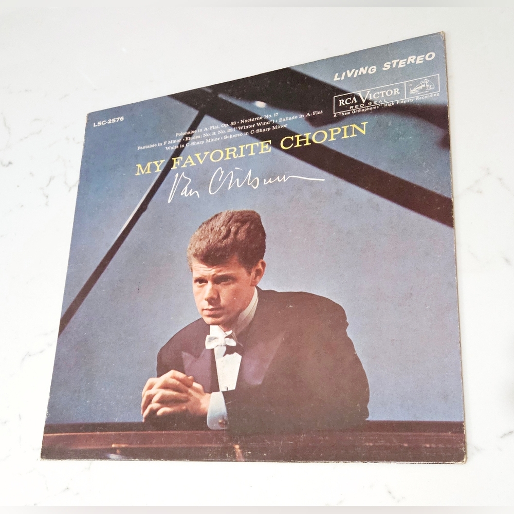 BOGO My Favorite Chopin RCA Victor Red Label Vinyl Record Van Cliburn